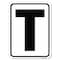 Signmission Sign with Letter T Heavy-Gauge Aluminum Rust Proof Parking Sign A-1824-22926 - alternate 1